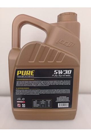 CCP Pure Fully Synthetıc 5W30 Motor Yağı 4 L