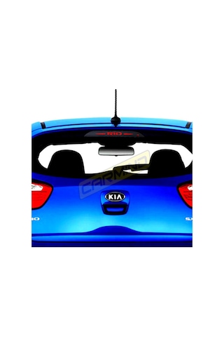 Kia Rio Hb Karbon Arka Fren Stop Lambası Sticker 2011-2017