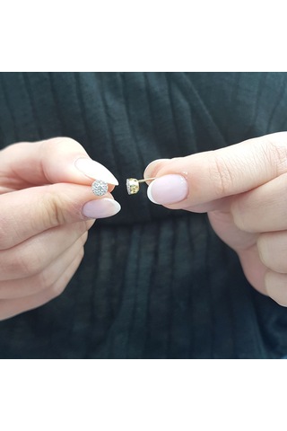 Lova Pırlanta Taşlı Mina Küpe - 3040076