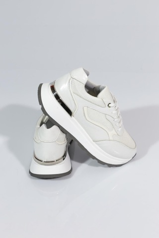 Dgn 81184 Kadin Sneaker Ayakkabi Beyaz
