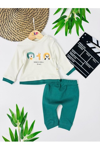 Australla Omuzdan Çıtçıtlı Takım Yesil