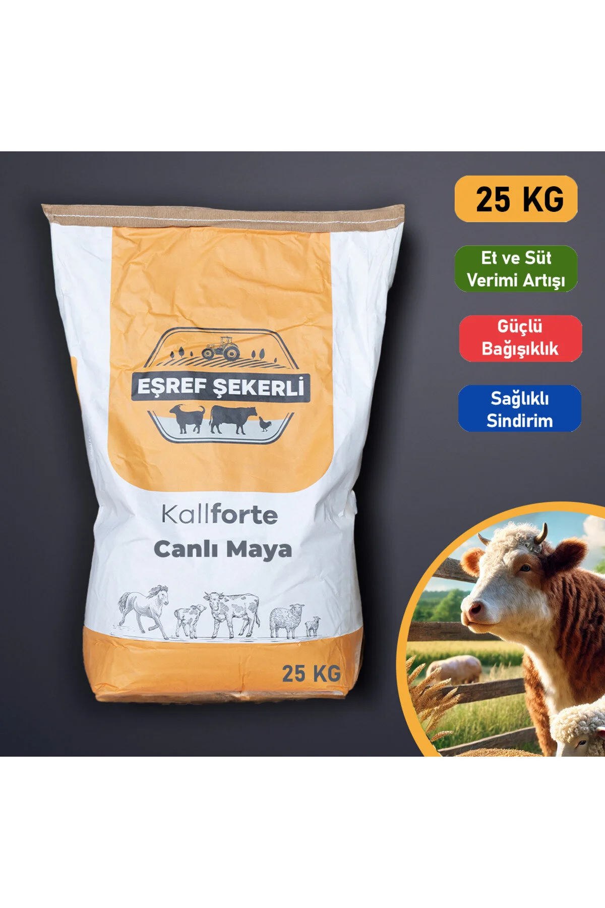 Canlı Maya Tamamlayıcı Yem Katkısı 25 Kg