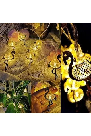 Hobibahçem 2 Metre Pilli İnce Tel Led Işık Zinciri Parti Aydınlatma Günışığı