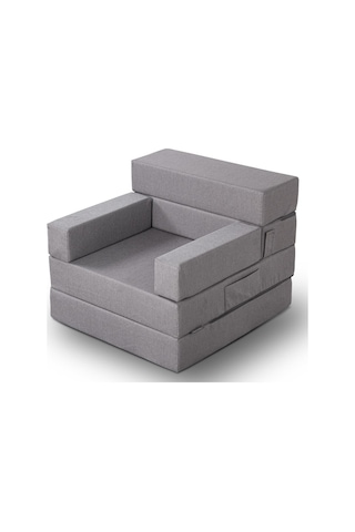 Homedius Melisa Tek Kişilik Katlanır Yatak Katlanır Koltuk Gri