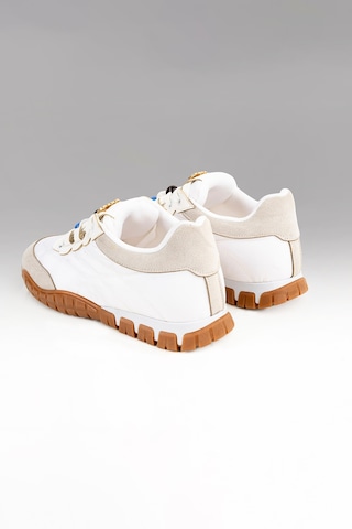Tw Tonny White Newyork 034 Kadın Spor Aykı Su Geçirmez Ortopedik Taban Sneaker Günlük Yürüyüş Ayk Beyaz