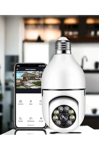 Full Hd Hareket Takip Sistemli Uzaktan Kontrol Edilebilen Ampul K