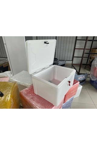 Motosiklet Pizza Servis Çantası Beyaz 90 Litre Köşeli Beyaz