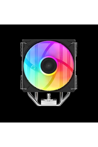 Sama A40l Black 1x120mm Argb Fan Kule Tipi Hava Soğutma 4 Adet Gelişmiş Kompozit Isı Borusu Cpu Fan