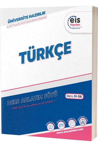 Eis Yks Daf Türkçe Mavi Seri Ders Anlatım Föyü Eis Yks Daf Türkçe Mavi Seri Ders Anlatım Föyü