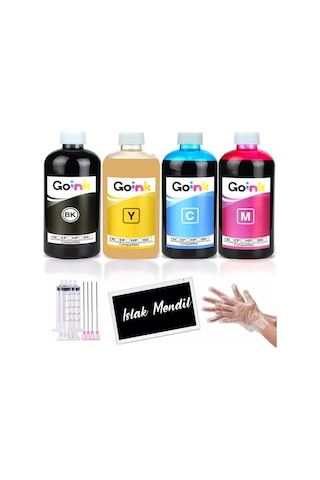 Goink HP PageWide 377dw Pigment Mürekkep 500 ml 4 Renk (Uyumlu)