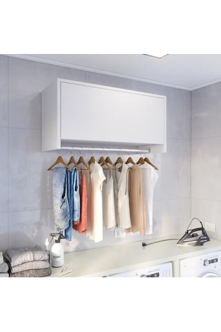 Pırıl Çok Amaçlı Dolap-askılık-erzak-mutfak-kiler Dolabı-açık Dolap-60 Cm Beyaz
