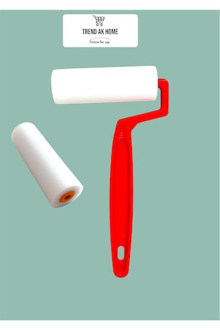 4lü Profesyonel Boyacı Seet Kapı Dolap Ve Benzeri Alan Boyama Fırça Plastik Rulo Yedek Rulo Başlık