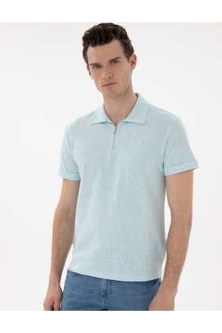 Pierre Cardin Erkek Su Yeşili Tişört 50302586-vr048 Su Yeşili