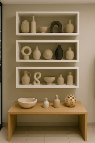 3 Adet Modern Duvar Tipi Dekoratif Raf Ünitesi