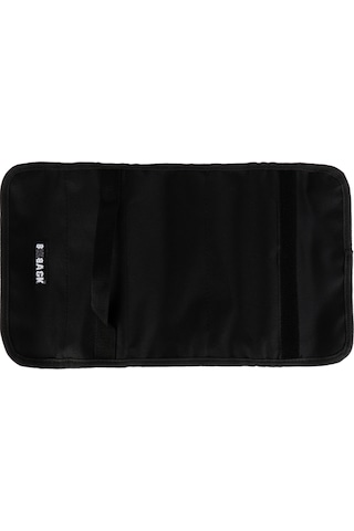 Multi Kalem Kutusu 4 Şeffaf Fermuarlı Bölüm Roll Case Siyah Siyah