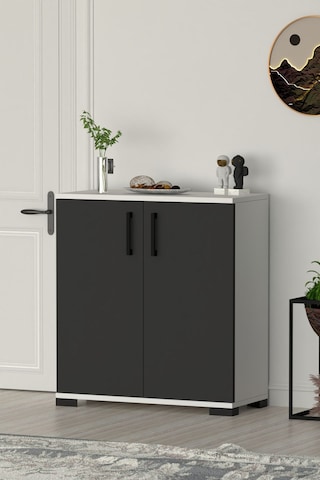 Athena Çok Amaçlı 2 Kapaklı ,kahve Köşesi,mutfak,banyo, Kiler Dolabı Antrasit Gri Antrasit