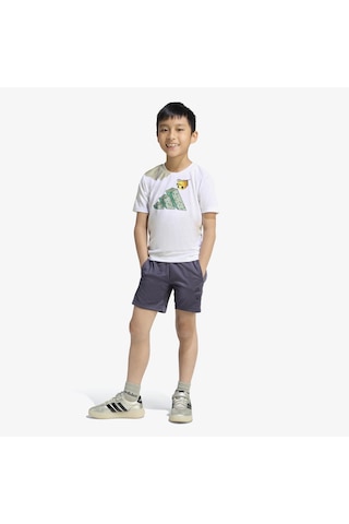 Adidas Minecraft Çocuk Beyaz Şort Takım Jz3533 Çok Renkli