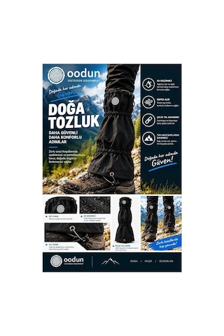 Oodun Terrax Outdoor Siyah Tozluk Kırmızı