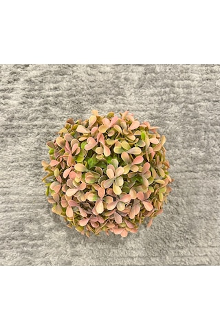 Modern Gri Saksıda Gerçekçi Yapay Dekoratif Bitki 17 X13 Cm Ev Ve Ofis Dekoru Çok Renkli