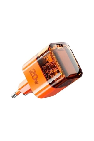 Azeada Lınsu 20w Type-c Hızlı Şarj Adaptörü Turuncu Pd-a31 20w Tek Giriş, Şarj Başlık