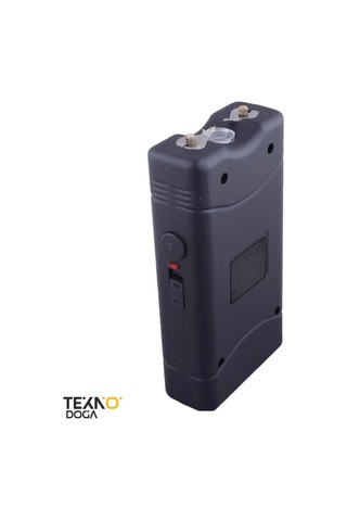 Elektro Fener Şarjlı TYPE 800 Taşıma Kılıflı Siyah
