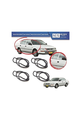 Toyota Corolla Uyumlu AE101 Kapı Fitil Takımı 1993-1997
