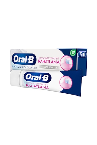 Oral-B Pro-Science Advanced Hassasiyet ve Diş Eti Hassas Beyazlık Diş Macunu 75 ML
