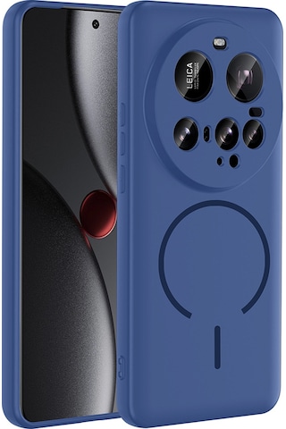 Xiaomi 15 Ultra Kılıf M-safe Şarj Özellikli Mkst Meta Kapak - Lacivert Lacivert