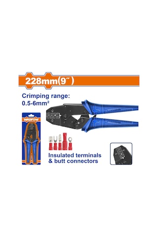 Wadfow İzoleli Pabuç Sıkma Pensesi 0.5-6 Mm2