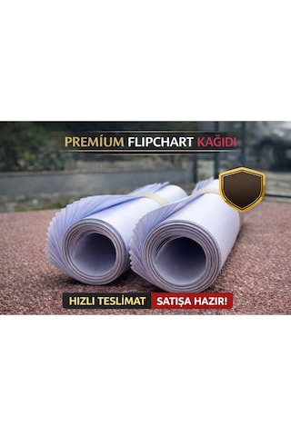 Flipchart Kağıdı Pano Kağıdı Yazı Tahtası Kağıdı 64x90 Düz 25 Li 1,152 Kg