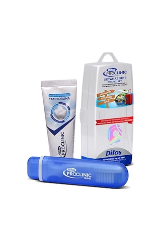 Difaş Pro Clinic Tam Koruma Diş Macunu 25 ML + Diş Fırçası Saklama Kutulu Difaş Pro Clinic Tam Koruma Diş Macunu 25 ML + Diş Fırçası Saklama Kutulu