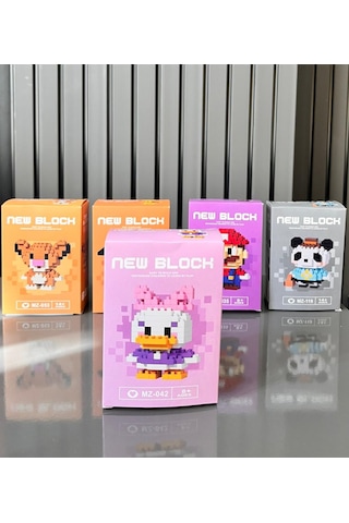 New Block Bricks 3d Puzzle Yapı Blokları Seti - Daisy Duck