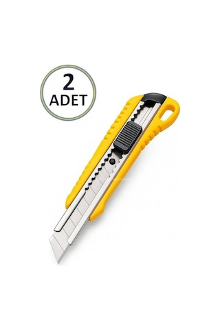 Plastik Maket Bıçağı, Falçata, Kilitlenebilir, Ergonomik Tasarım, Kaymaz Tutma Yüzeyi, Dayanıklı Abs Gövde, Hafif Ve Taşınabilir, Askı Delikli, Profesyonel Ve Hobi Kullanımı İçin Uygun