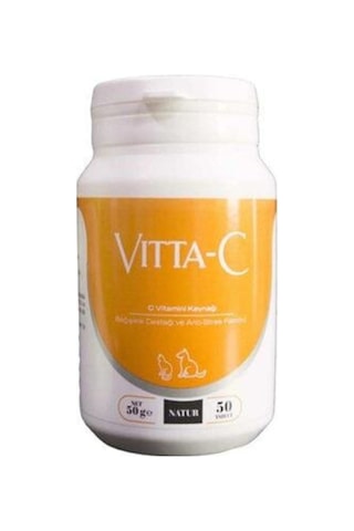 Vitta C Kedi Ve Köpekler Için C Vitamini 50 Tablet