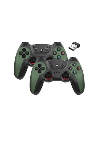 Leons Çift Joystick Gamepad Çiftli Tv Pc Oyun Konsolu 2.4g Gamepad Joystick