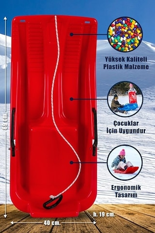 Frenli Kızak Kırmızı