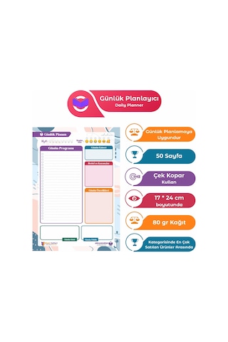 Plango Günlük Planlayıcı - Daily Planner - Ders Çalışma Planlayıc