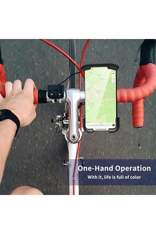 Vatapo Motobike Telefon Montajı, Bisiklet/scooter Telefon Tutucusu, Doğrudan Ekran Cep Telefonu İçin Cep Telefonu Kelepçesi Ve Daha Fazla 4.7-7.2 'telefon. Siyah