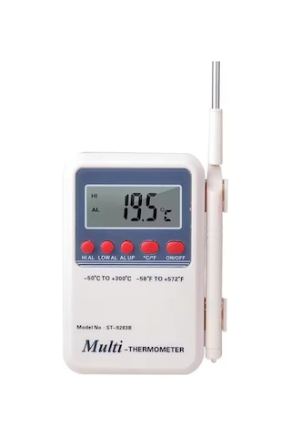 Wellhise ST-9283 Daldirma Tipi Termometre Profesyonel Gıda