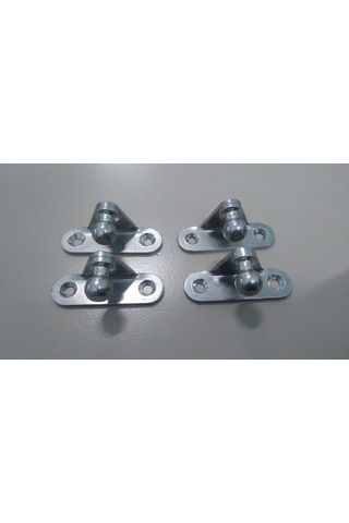 Paslanmaz 316 4 Adet Braket Bağlantı Aparatı Amortisör-dolap Krom