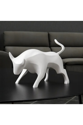 Dekoratif Boğa Figürü 3d Yazıcı Baskı