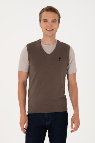 U.s. Polo Assn. Erkek Vizon Süveter 50316843-vr052 Vizon