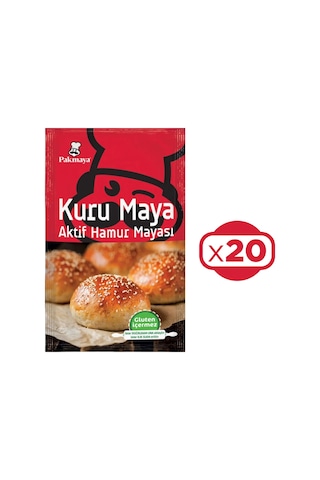 Pakmaya Kuru Maya 100 Gr X 20 Adet