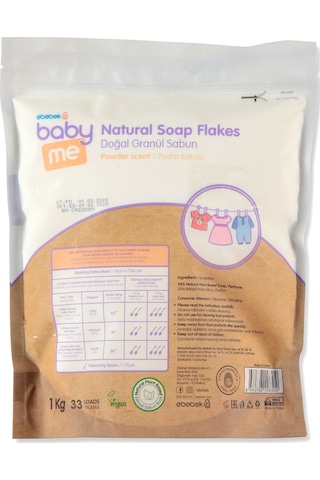 Baby Me Granül Sabun Pudra Kokulu 1 KG
