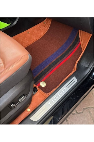 Chery Tiggo 8 Pro 5 Kişilik Araca Özel 8d Çift Katmanlı Havuzlu Paspas Takımı