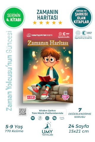 Umy Yayınları Zamanın Haritası - Çocuklar İçin Cesaret Ve Öz Güven Temalı Macera Kitabı