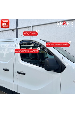 Renault Trafic 2014-2019 Yıl Aralığı Uyumlu Cam Rüzgarlığı 2 Parça