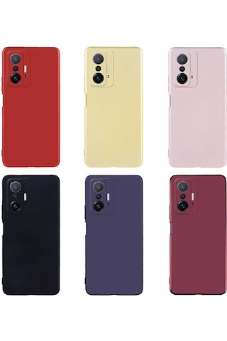 Mi 11t Pro 5g Kılıf Premier Silikon Kapak - Kırmızı Kirmizi Kırmızı
