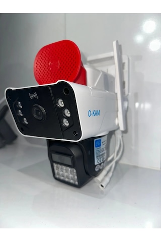 O-kam 3041 Sirenli Wifi 6mp Alarmlı Model Camera