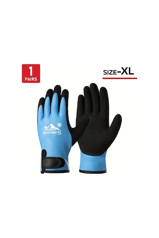 Techbloom Xl Kadın Ve Erkek Kışlık Termal Eldiven Soğuk Hava İş Eldiveni Dokunmatik Ekran Freezer